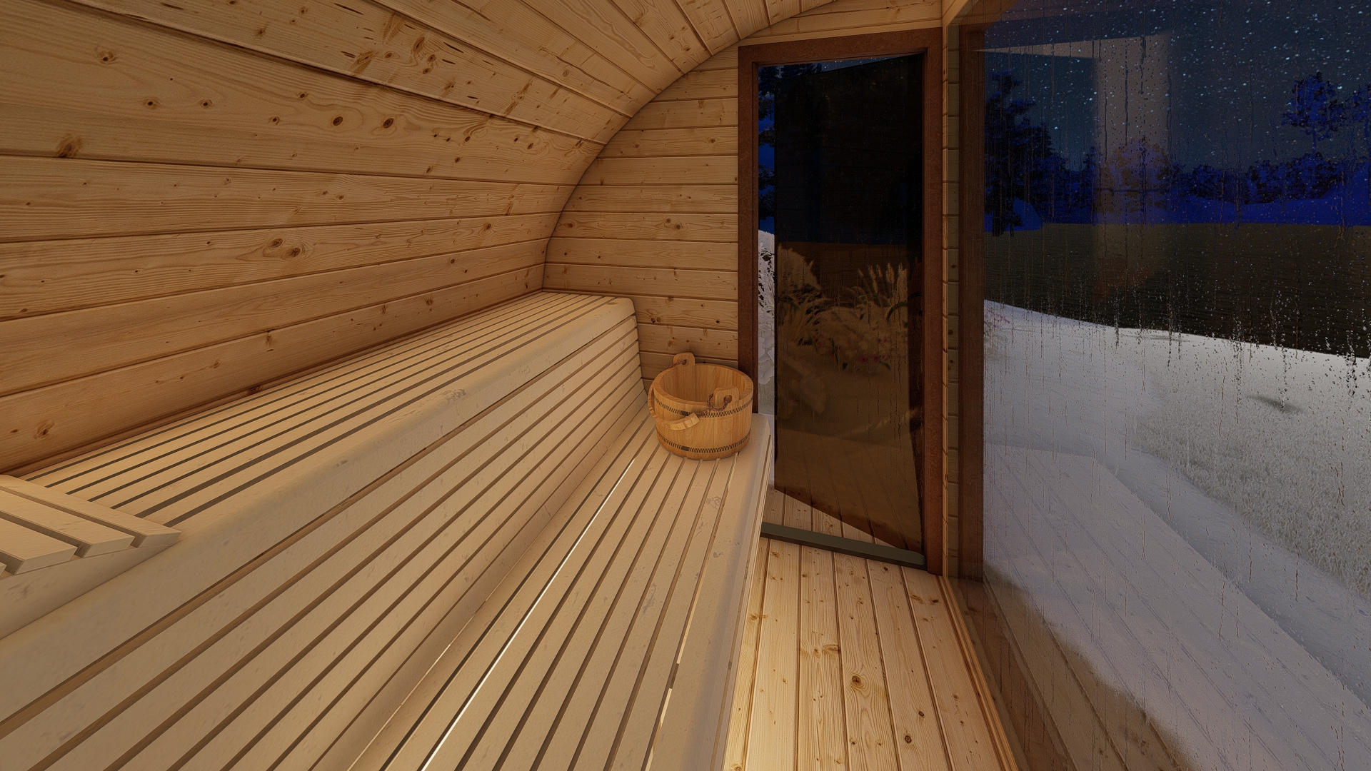 Sauna fińska Flex Mini bez przedsionka
